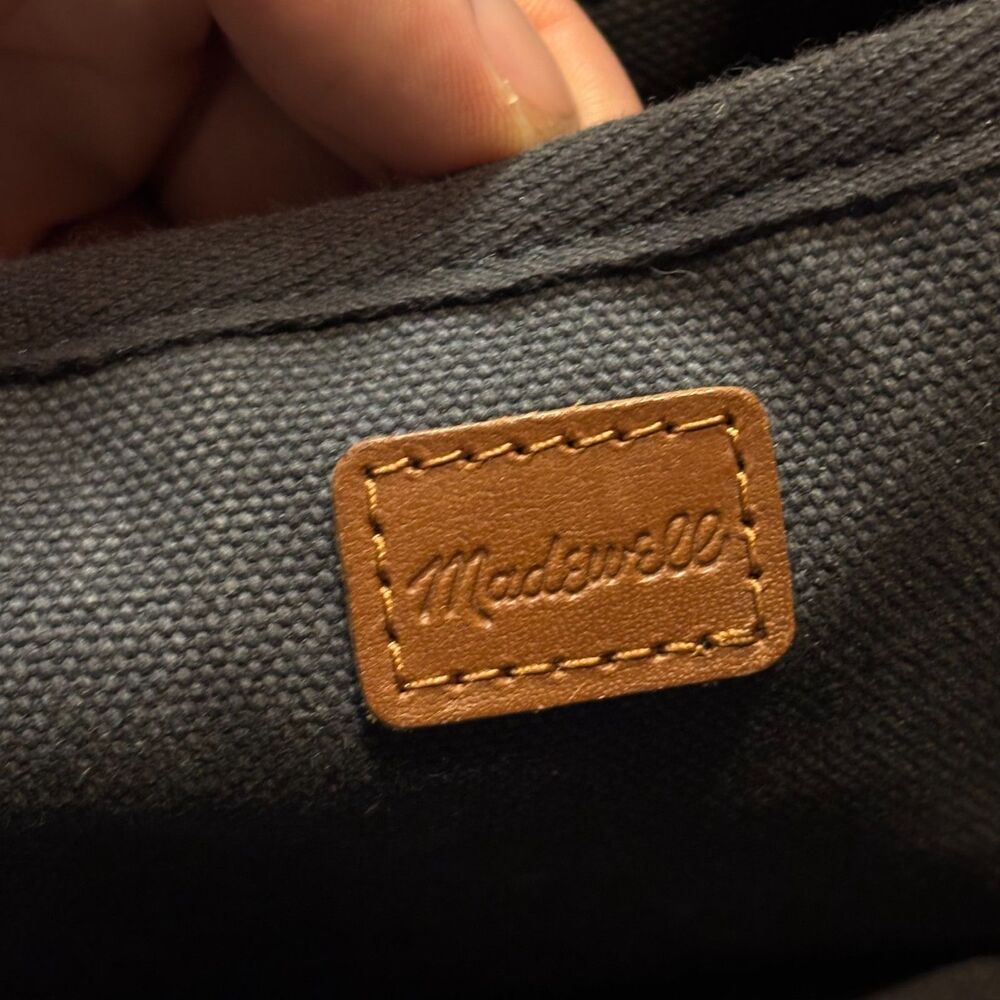 Madewell Gray Canvas Transport Tote - Picture 3 of 14